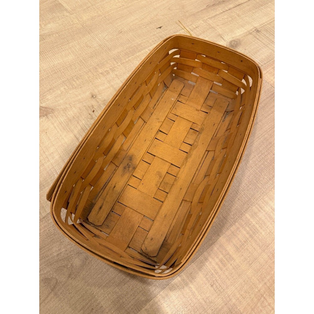 Vintage Longaberger 2002 Handwoven Basket
